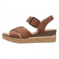 Sandale dama maro Rieker relax confort 63795-22-Maro