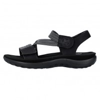 Sandale dama negru Rieker relax confort 64870-00-Negru