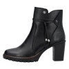 Botine piele naturala dama - negru, Rieker - iarna - Y2567-00-Negru