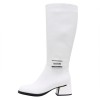 Cizme piele naturala dama - alb, Epica - iarna - V723A349-61B-C365-Alb