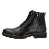 Ghete piele naturala barbati - negru, Rieker - iarna, imblanite - 33104-00-Negru