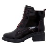 Ghete piele naturala dama - bordo, Pass Collection - iarna - J8B21602-23-L-Bordo