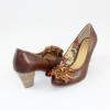 Pantofi piele naturala dama - maro, Marco Tozzi - toc mediu - 2-22424-22-MuscatAC