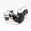 Sandale dama - alb, negru, multicolor Marco Tozzi - 2-28305-22-BlackComb
