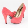 Pantofi piele intoarsa dama - roz, Nike Invest - toc inalt - M137-ORB