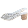 Pantofi piele naturala dama - gri, argintiu, Dogati shoes - toc mic - 804-11-Argintiu-Gri