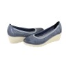Pantofi piele naturala dama - albastru, Marco Tozzi - toc mediu - 2-22427-26-812-Denim-Antic