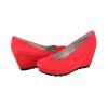 Pantofi dama - rosu, s.Oliver - toc inalt - 5-22428-26-533-Chili