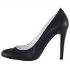 Pantofi piele naturala dama - negru, Saccio - toc inalt - 73-108-2-Black