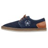 Pantofi barbati - albastru, maro, Rieker - relax, confort - B5249-14-Albastru-Maro
