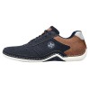 Pantofi barbati - bleumarin, maro, Rieker - relax, confort - 07506-14-Bleumarin-Maro