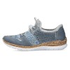 Pantofi dama - albastru, Rieker - relax, confort - N4255-12-Albastru