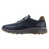 Pantofi piele naturala barbati - albastru, maro, gri, Waldlaufer - relax, confort, ortopedic - 718006-301-519-H-Max-Albastru-Maro-Gri