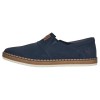 Pantofi piele naturala barbati - albastru, Rieker - relax, confort - B5256-14-Albastru