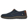 Pantofi piele naturala barbati - bleumarin, maro, Rieker - relax, confort - B2457-14-Bleumarin-Maro