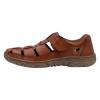 Pantofi piele naturala barbati - maro, Rieker - relax, confort - 03578-24-Maro