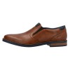 Pantofi piele naturala barbati - maro, Rieker - relax, confort - 13557-24-Maro