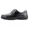 Pantofi piele naturala barbati - negru, Waldlaufer - relax, confort, ortopedic - 633301-174-001-Ken-Negru