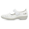Pantofi piele naturala dama - alb, Rieker - relax, confort - 41399-80-Alb