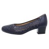 Pantofi piele naturala dama - albastru, Karisma - toc mic - JIJI20106B-42-N-Albastru