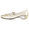 Pantofi piele naturala dama - auriu, Alti - 207-120-Platino-Gold