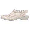 Pantofi piele naturala dama - bej, Rieker - relax, confort - 413V8-60-Bej