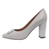 Pantofi piele naturala dama - gri, Epica - toc inalt - C03L129-UR1864-ZY45A-50-N-Gri