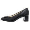 Pantofi piele naturala dama - negru, Ara - toc mediu - 12-35512-Negru