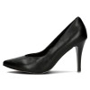Pantofi piele naturala dama - negru, Filippo - toc mediu - DP4428-23-BK-Negru