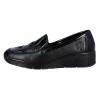 Pantofi piele naturala dama - negru, Rieker - relax, confort - 53785-00-Negru