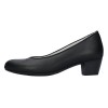 Pantofi piele naturala dama - negru, Waldlaufer - toc mic - 358501-120-001-Hilaria-Negru