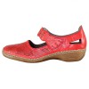 Pantofi piele naturala dama - rosu, Rieker - relax, confort - 413G6-33-Red