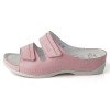 Papuci piele naturala dama - pink, Dr. Batz - medicinali - Rea-Pink