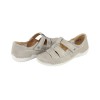 Pantofi piele naturala dama - gri, Reflexan - relax, confort - 53210-94-Cement