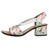 Sandale dama - multicolor, Rieker - toc mediu - 64683-90-Multicolor