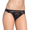 Tanga dama - negru, Triumph - dantela - Sexy-Angel-String-10062661-Negru