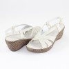 Sandale piele naturala dama - bej, maro, multicolor, Walk in the city - 7450-1105-Ghiaccio