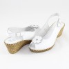 Sandale piele naturala dama - alb, Walk in the city - 8103-2205-Bianco