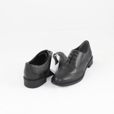 Pantofi piele naturala dama negru Agressione R-46-Negru