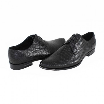 Pantofi eleganti piele naturala barbati negru Conhpol C00C-4515-0510-00S01-Black