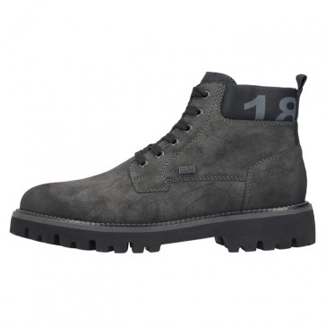 Ghete barbati gri Rieker iarna imblanite impermeabil 30440-45-Gri