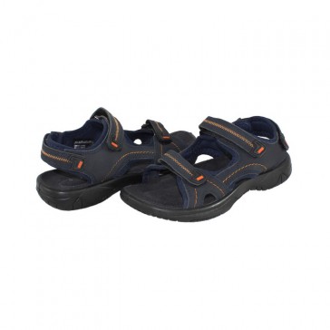 Sandale Marco Tozzi - navy, din piele naturală