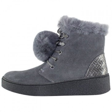 Ghete piele naturala dama gri Marco Tozzi iarna 2-26238-21-207-DK-Grey-Antic