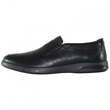 Pantofi piele naturala barbati negru Mels 99106-black