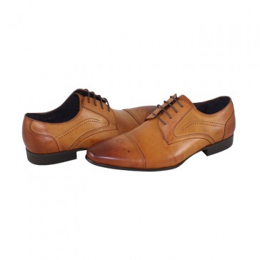 Pantofi eleganti piele naturala barbati maro Saccio A812-33C-Light-Brown