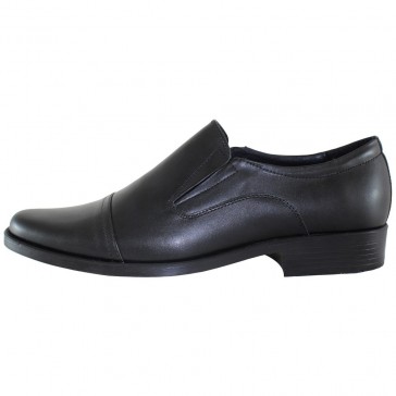 Pantofi eleganti piele naturala barbati negru Pieton E-ADI-Negru