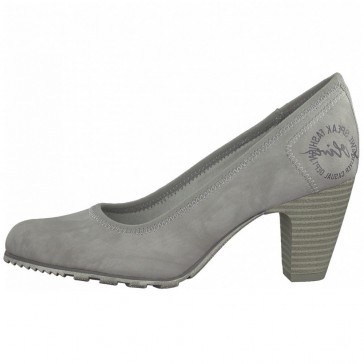 Pantofi dama gri s.Oliver toc mediu 5-22404-20-210-Lt-Grey