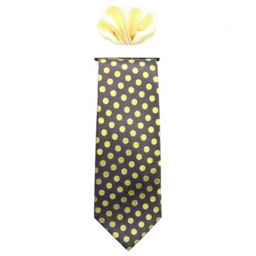 Palomashop-ro-Set-cravata-negru-galben