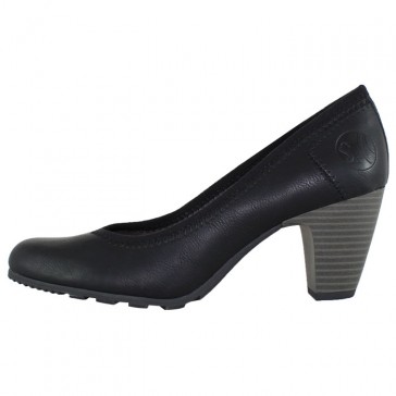 Pantofi dama negru s.Oliver toc mediu 5-22404-22-001-black