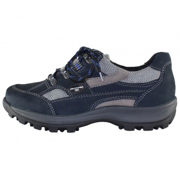 Pantofi piele naturala dama bleumarin gri Waldlaufer relax confort ortopedic 471240-494-787-Holly-Blue